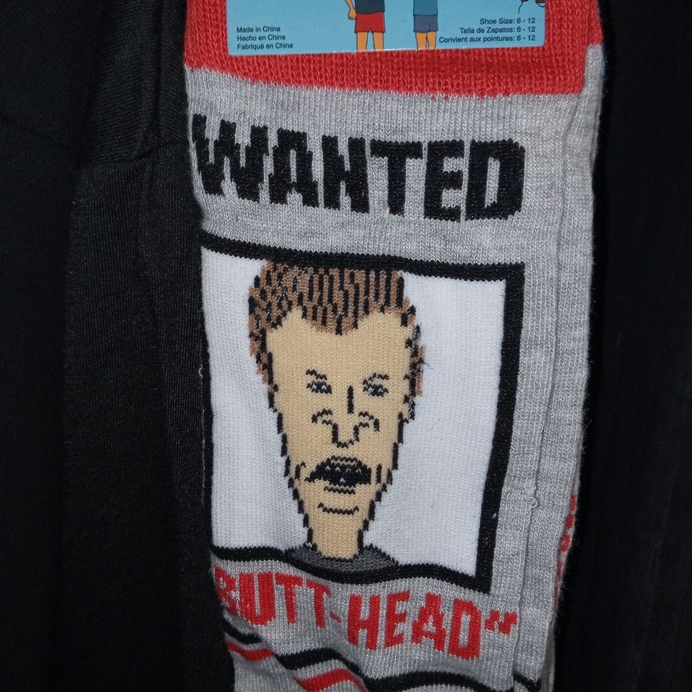 Beavis and butt head socks 2 pairs